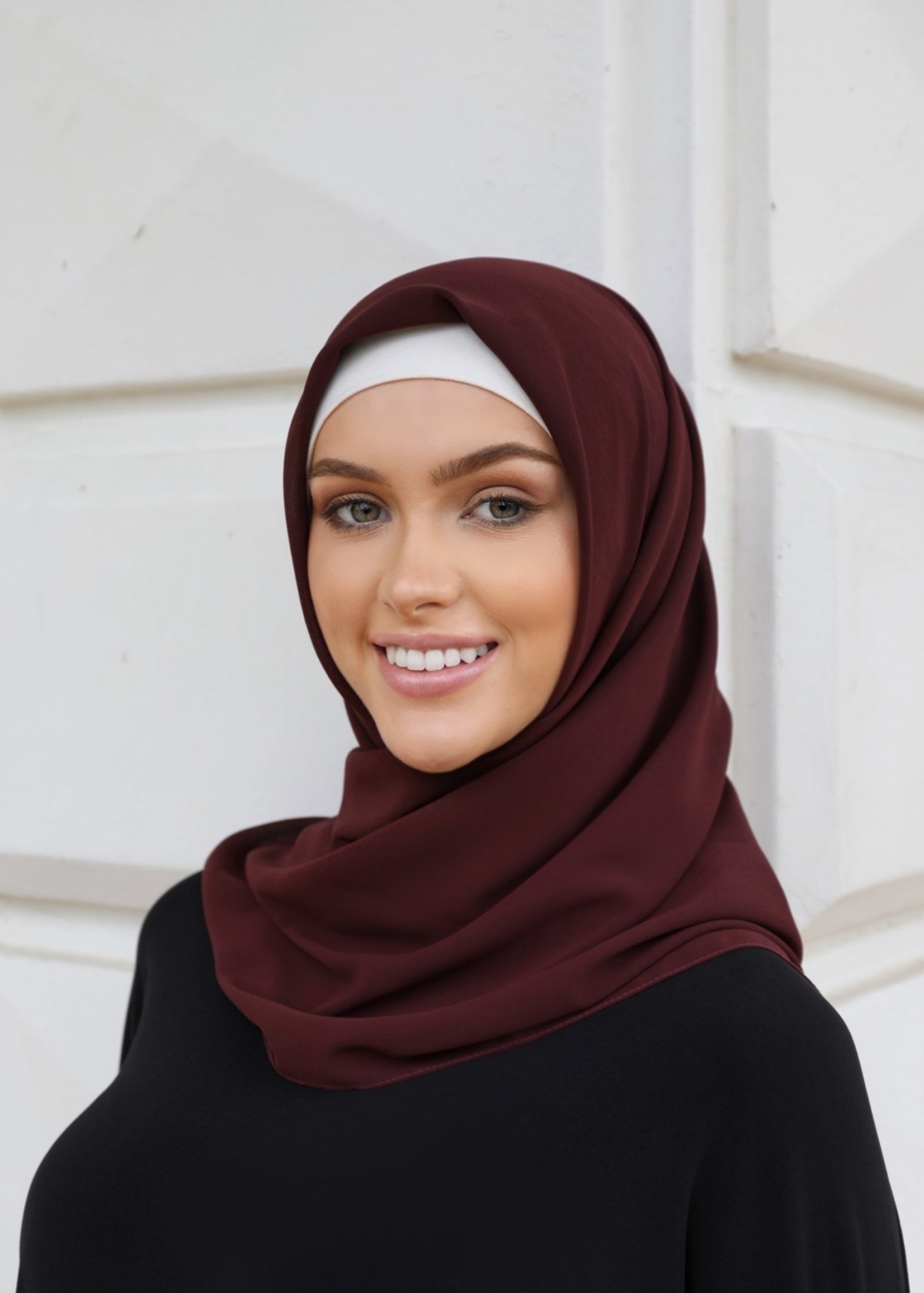 Nasiba Fashion Dark Grape Scarf