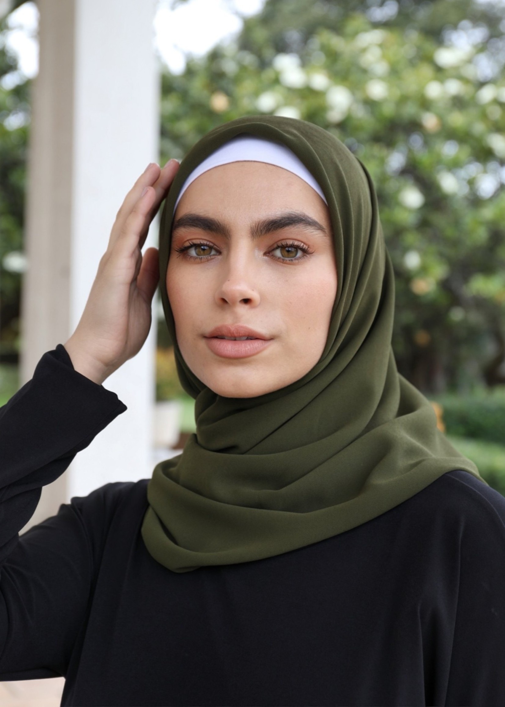 Nasiba Fashion Military Green Scarf