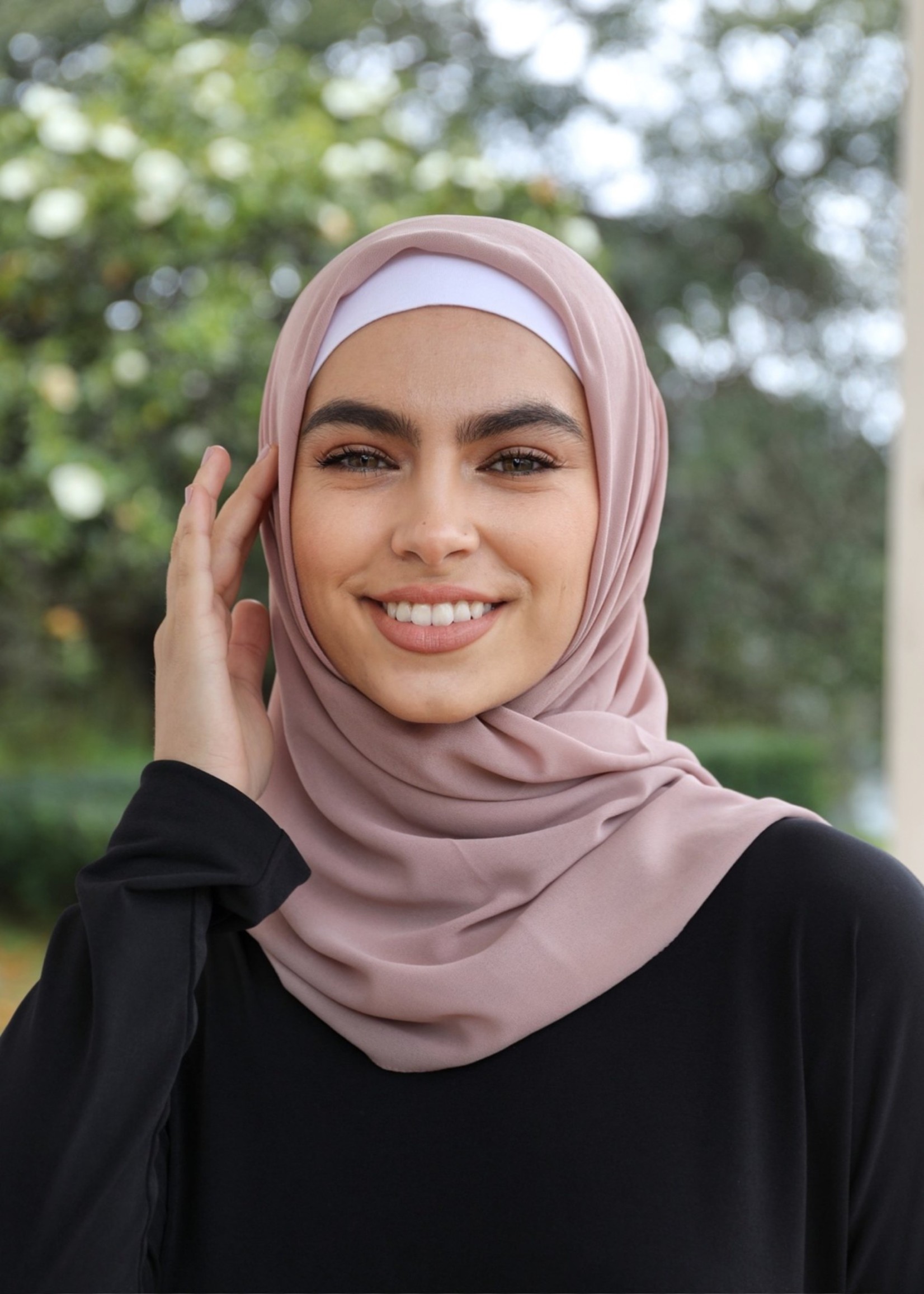 Nasiba Fashion Pearl Pink Scarf