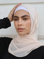 Nasiba Fashion Almond Peach Shawl