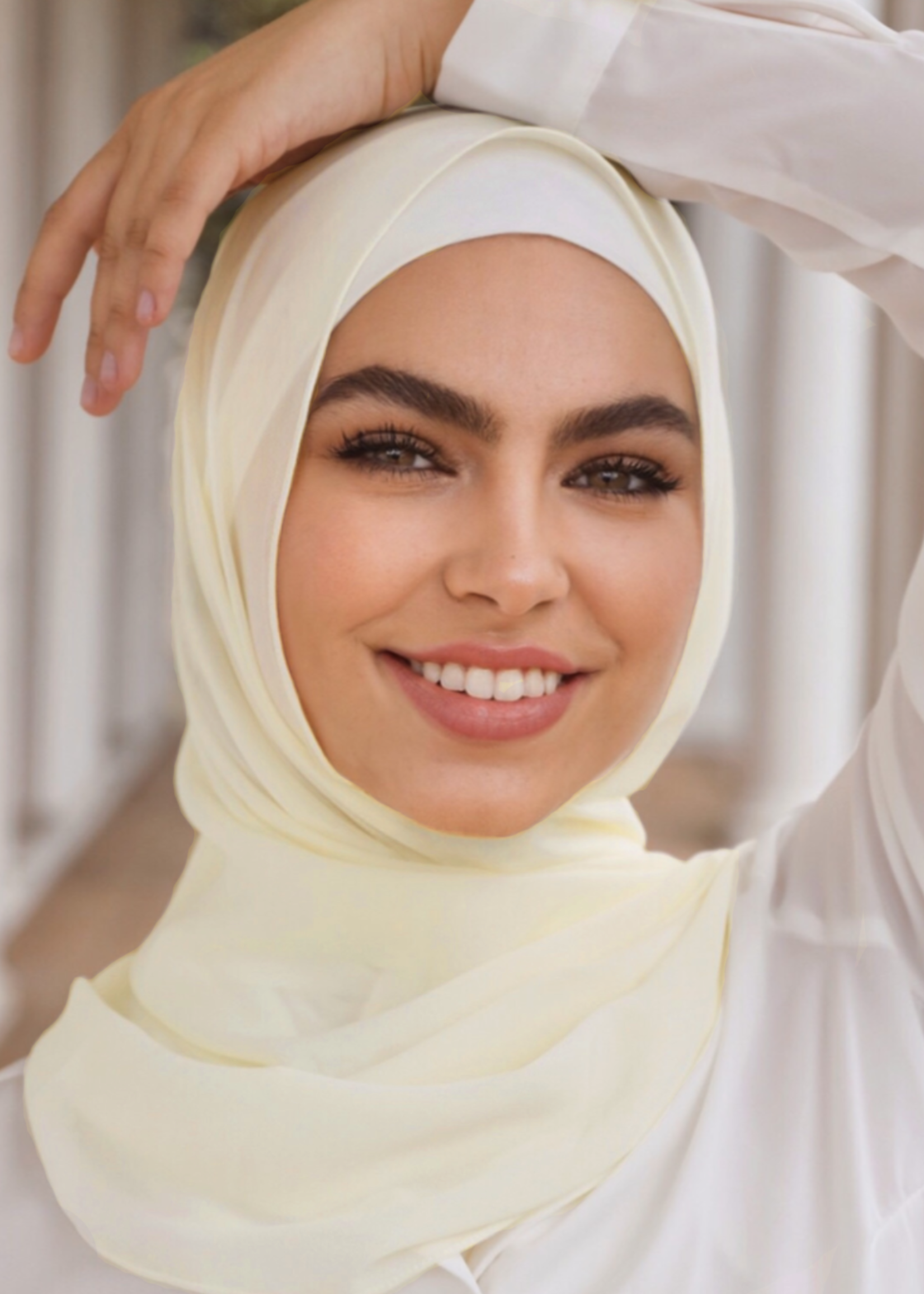 Nasiba Fashion Ivory Shawl