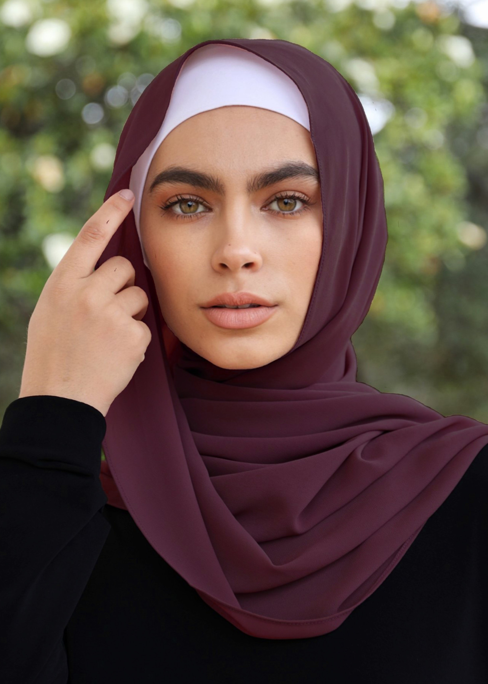 Nasiba Fashion Vineyard Wine Shawl