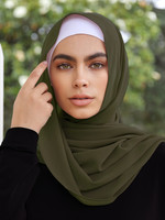 Nasiba Fashion Dark Khaki Shawl