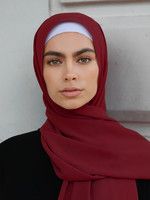 Nasiba Fashion Red wine Shawl