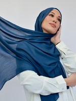 Nasiba Fashion Blue Opal Modal Rayon Shawl