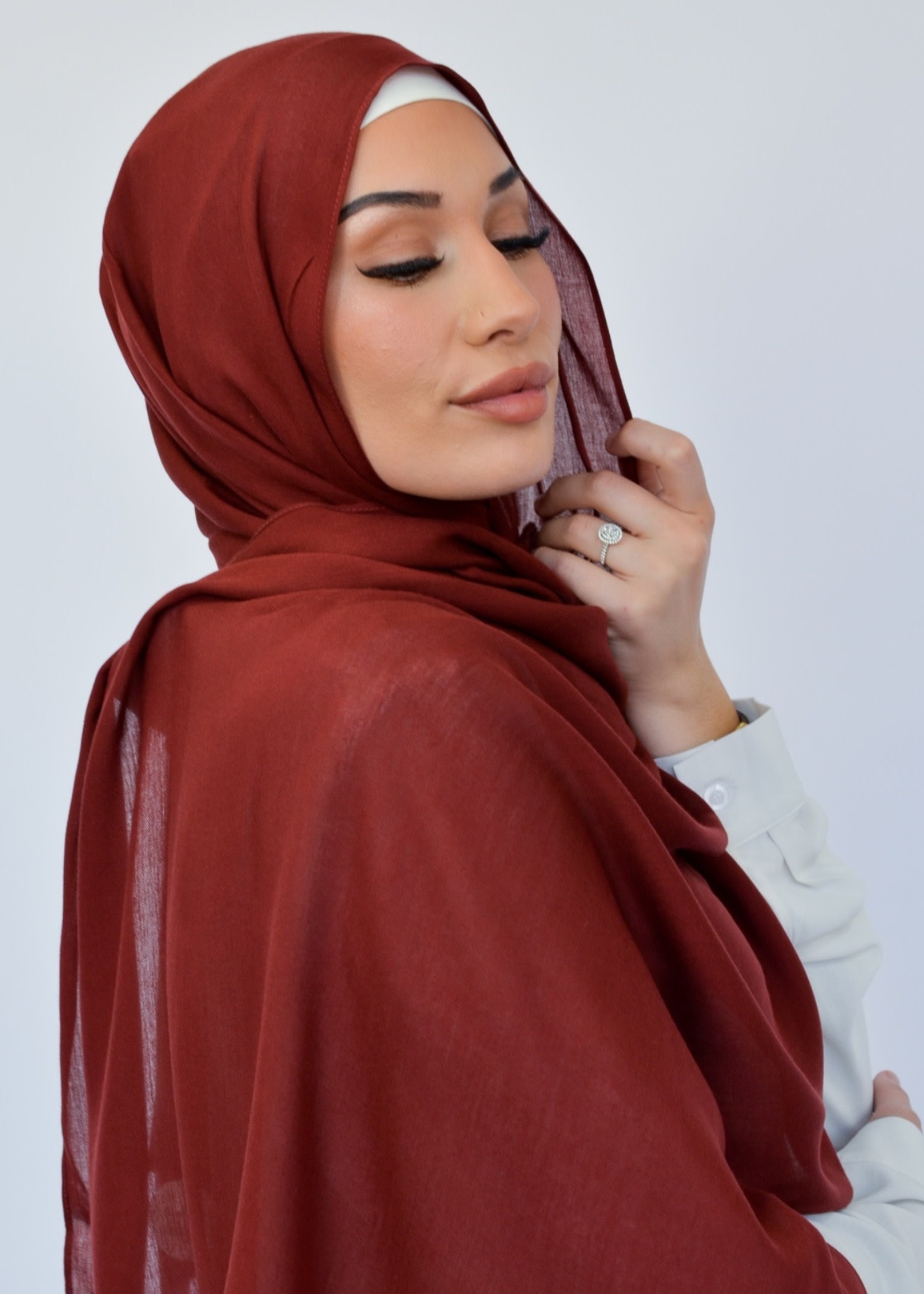 Nasiba Fashion Cabernet Modal Rayon Shawl