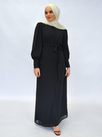 Nasiba Fashion Black Dalia Shirt Dress