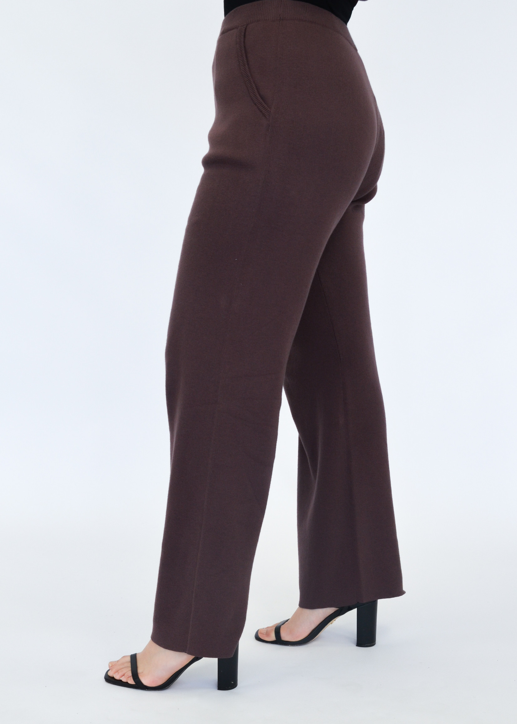 Nasiba Fashion Chocolate Wintertide wide-leg pants