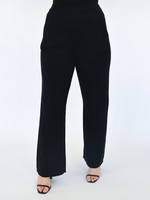 Nasiba Fashion Black Wintertide wide-leg pants