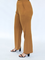 Nasiba Fashion Camel Wintertide wide-leg pants