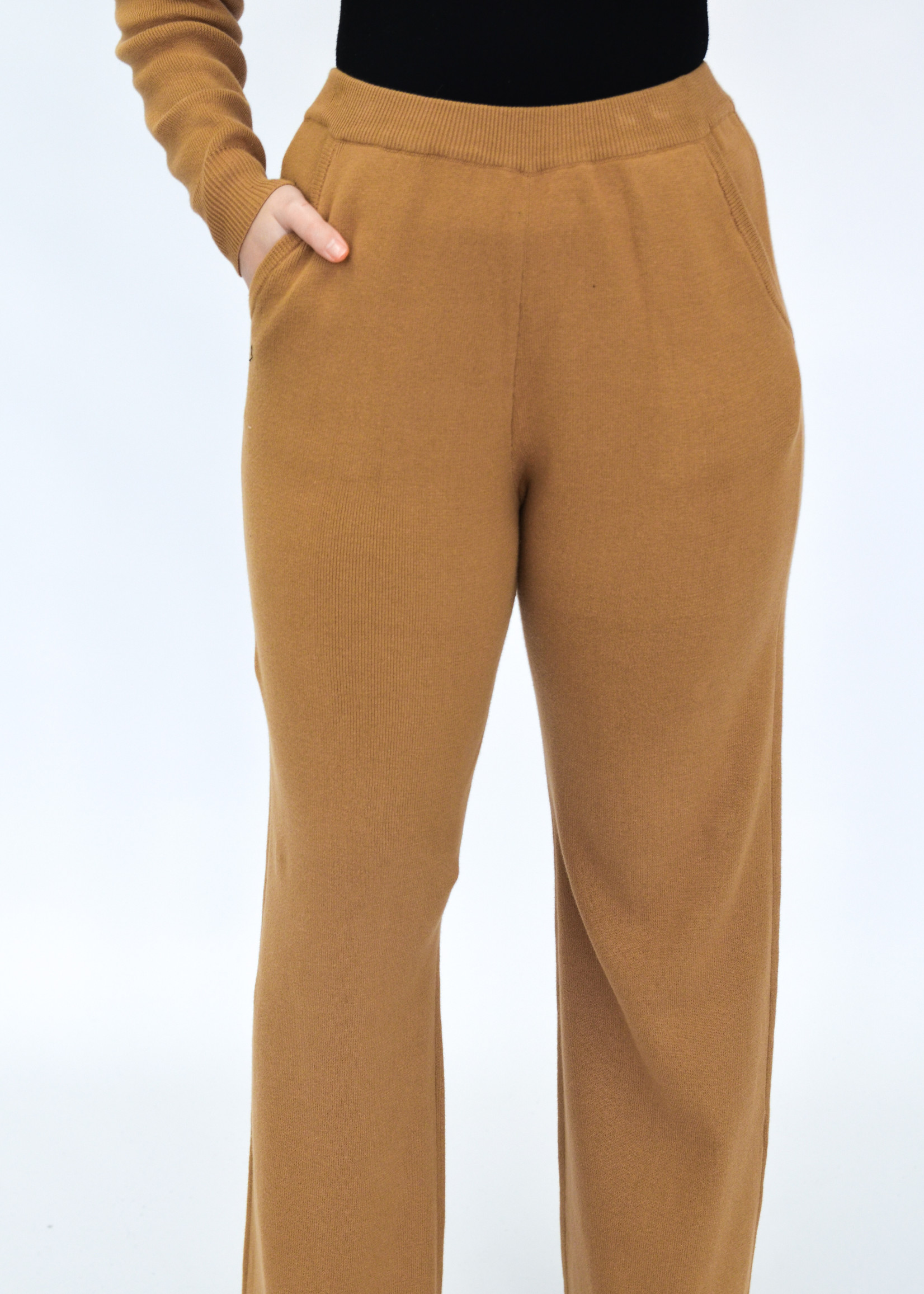 Nasiba Fashion Camel Wintertide wide-leg pants