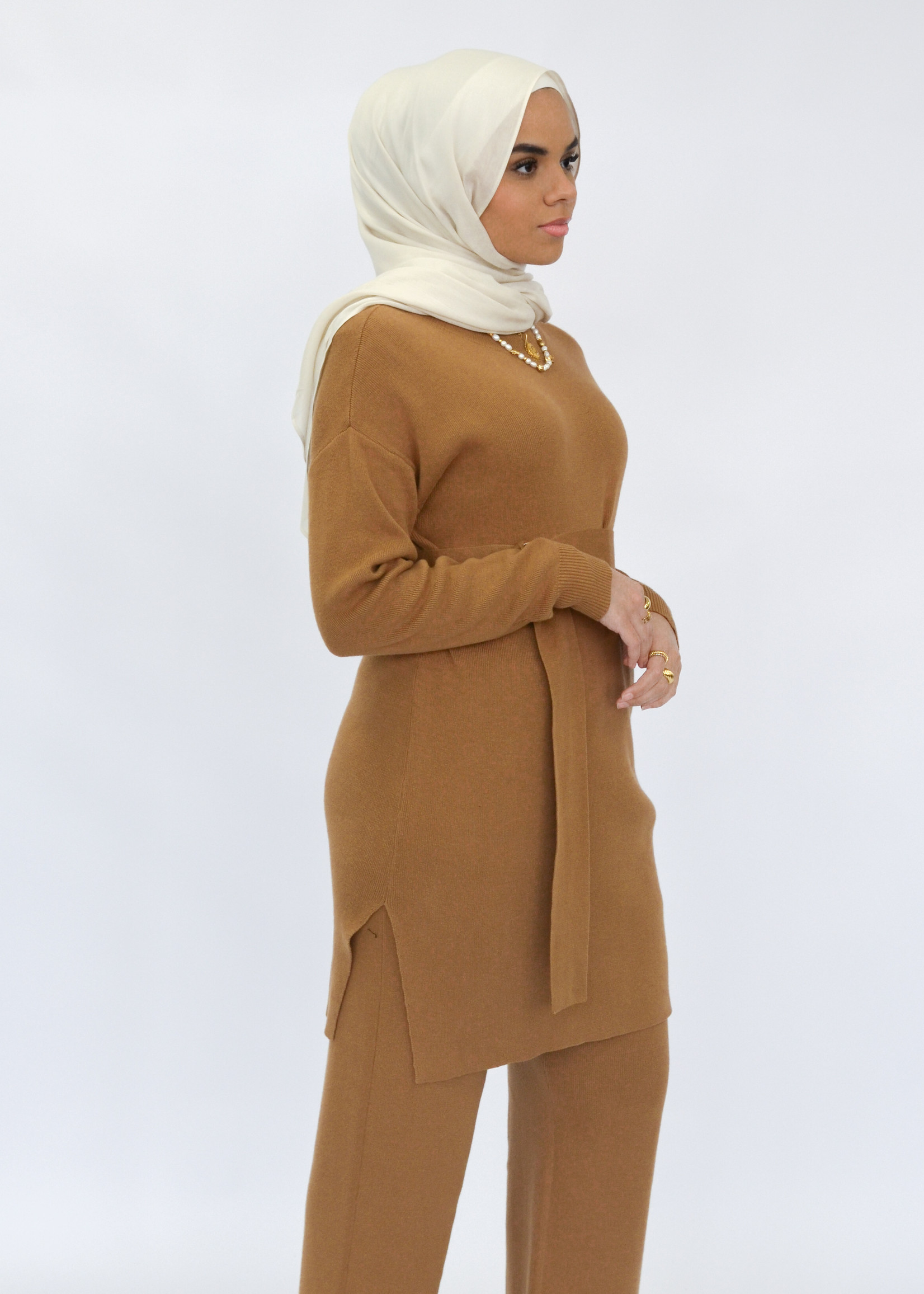Nasiba Fashion Camel wintertide top
