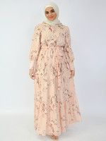 Nasiba Fashion Nude Rosa dress