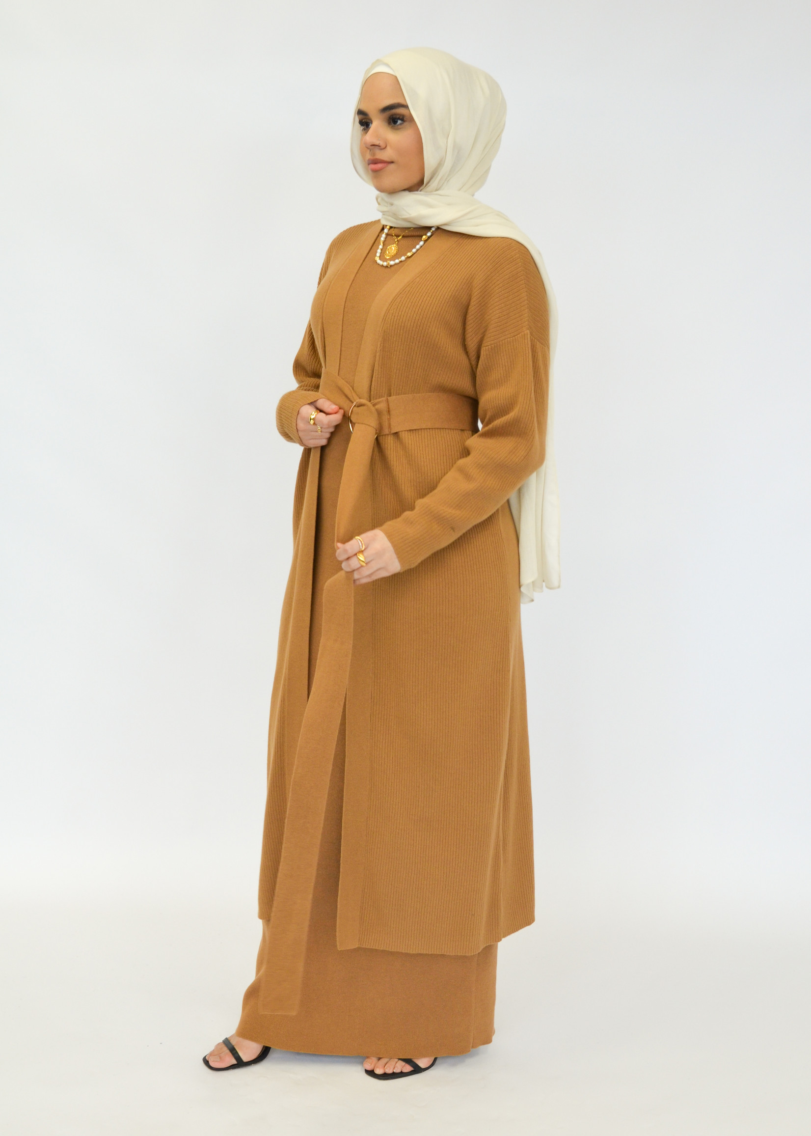 Nasiba Fashion Camel wintertide cardigan