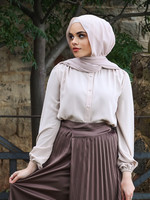 Nasiba Fashion Nude rae blouse