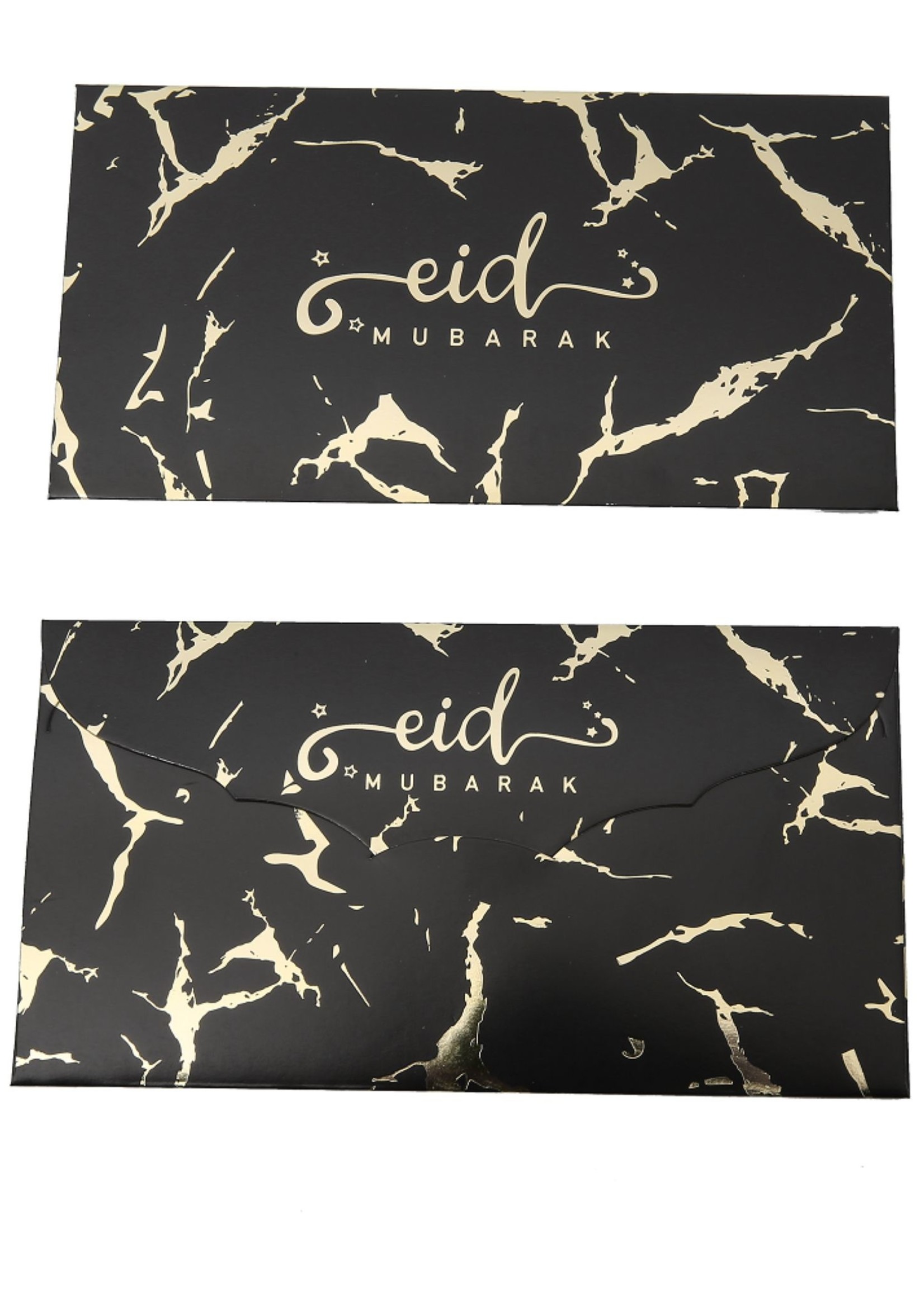 Nasiba Fashion Eid Money Envelope Black & Gold