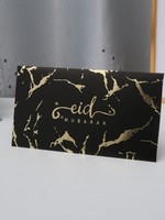 Nasiba Fashion Eid Money Envelope Black & Gold