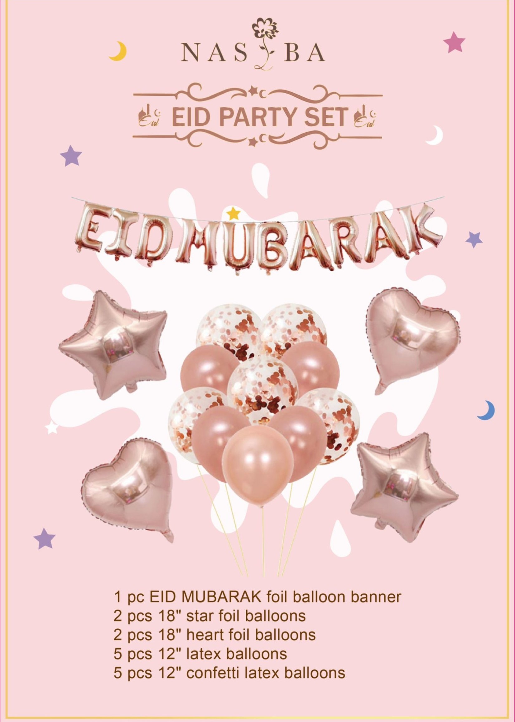 Nasiba Fashion Eid Mega Pack Rose Gold