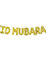 Nasiba Fashion Eid Mubarak Foil banner Gold
