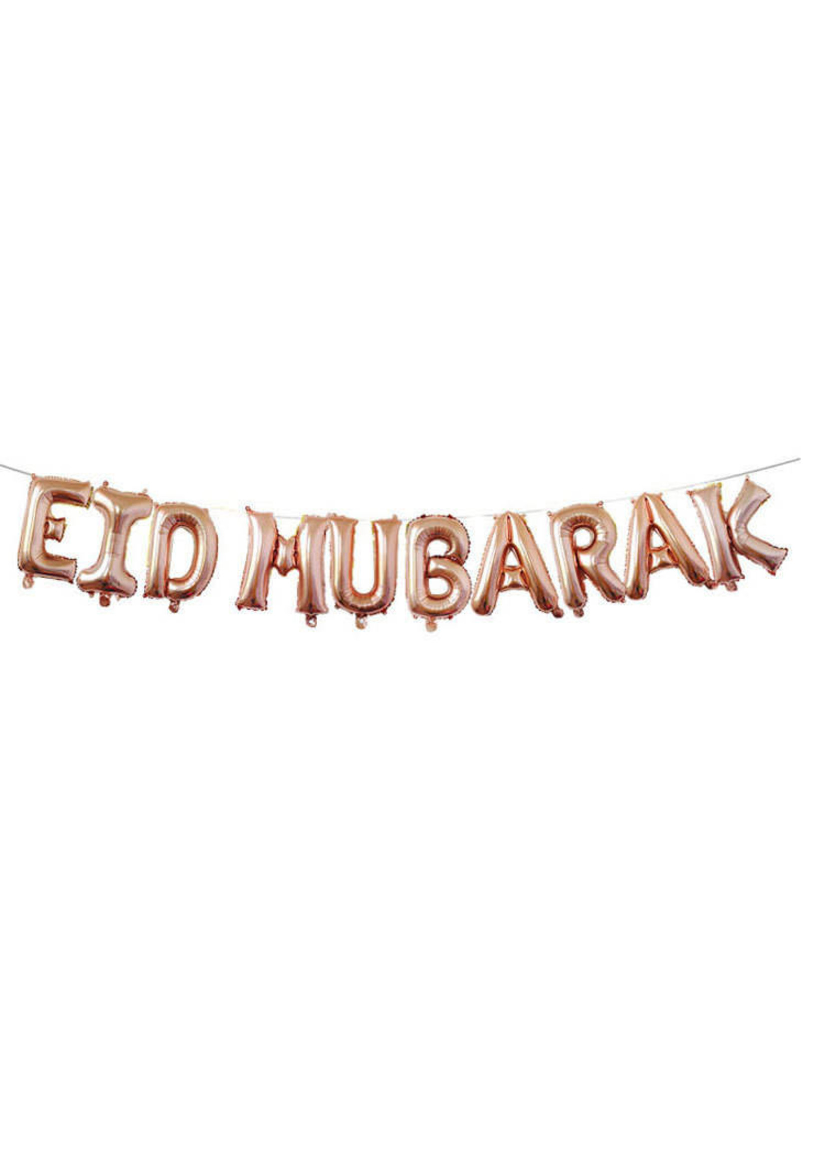 Nasiba Fashion Eid Mubarak Foil banner Rose Gold