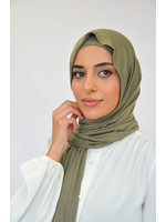 Nasiba Fashion Jersey shawl set dusty olive