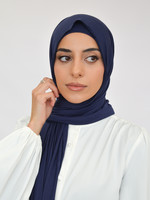 Nasiba Fashion Jersey shawl set nautical navy