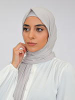 Nasiba Fashion Jersey shawl set  cloud