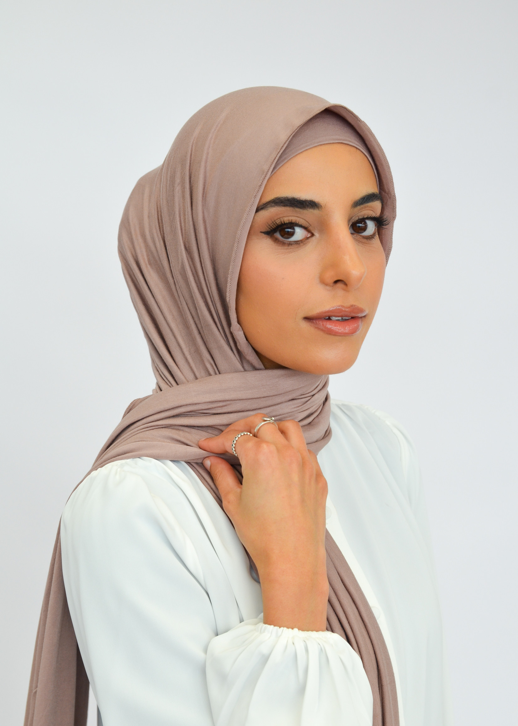 Nasiba Fashion Jersey shawl set antler