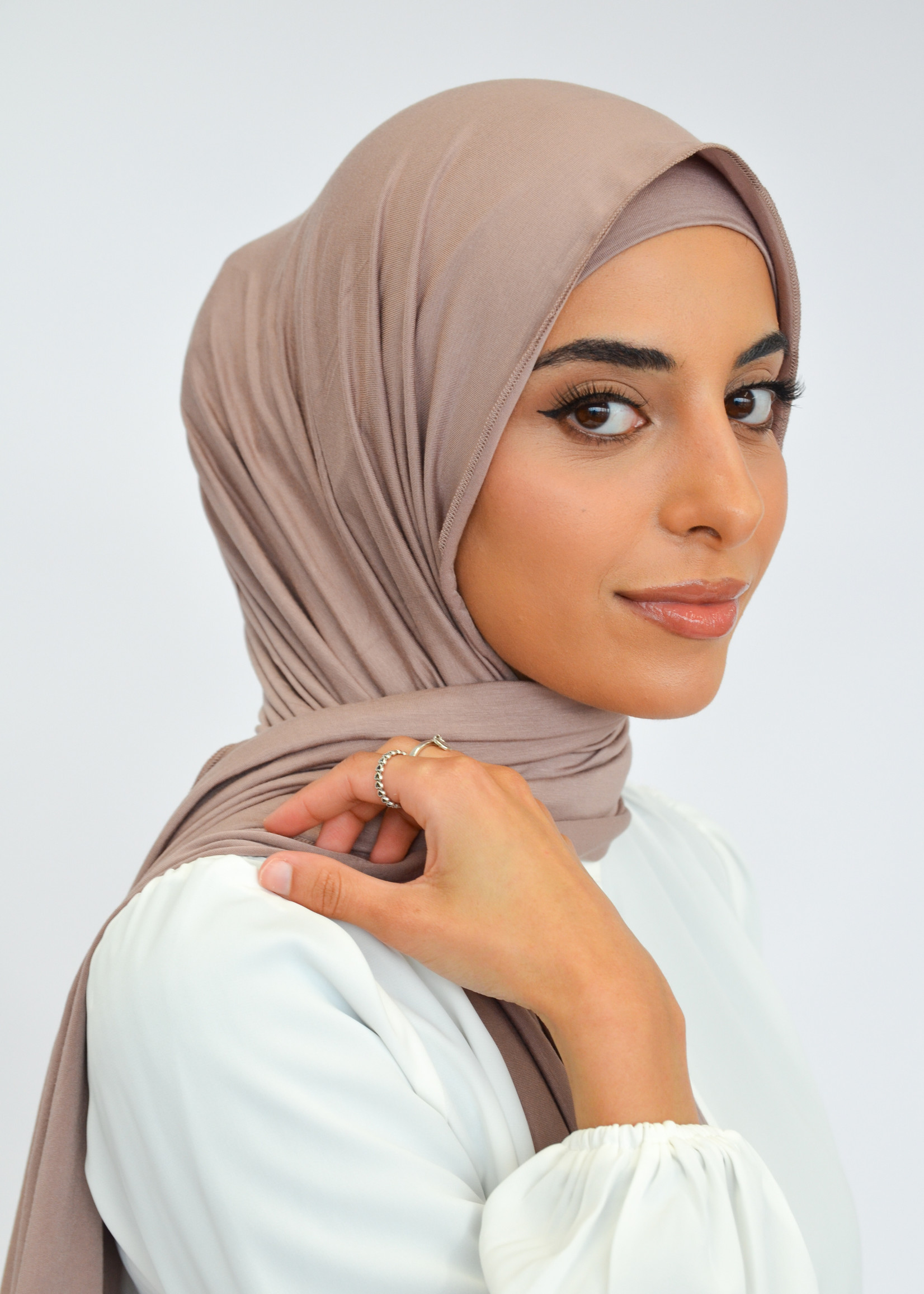 Nasiba Fashion Jersey shawl set antler