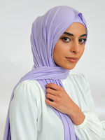 Nasiba Fashion Jersey shawl set lilac breeze