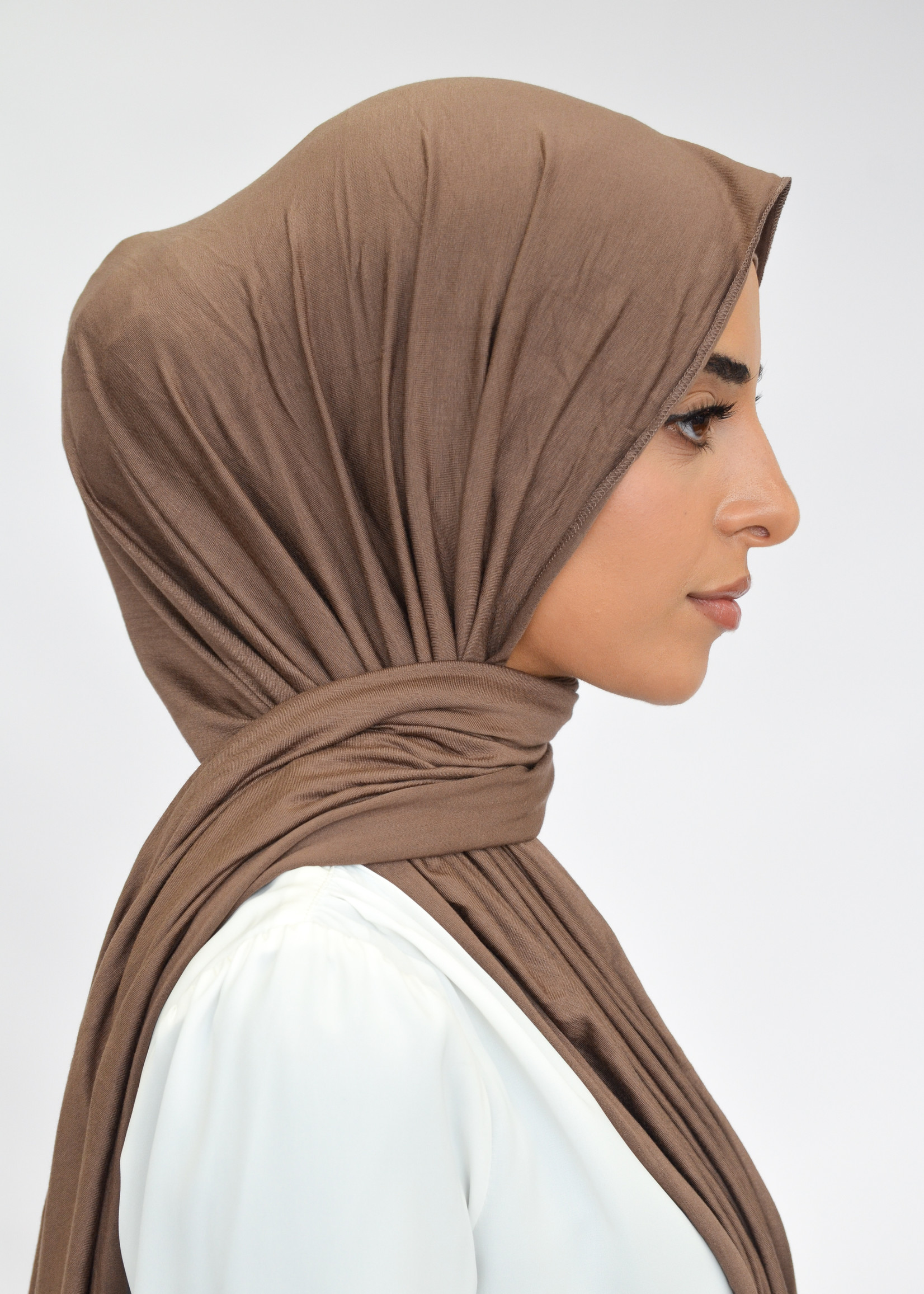 Nasiba Fashion Jersey shawl set wren