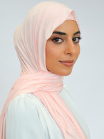 Nasiba Fashion Jersey shawl set Pearl blush