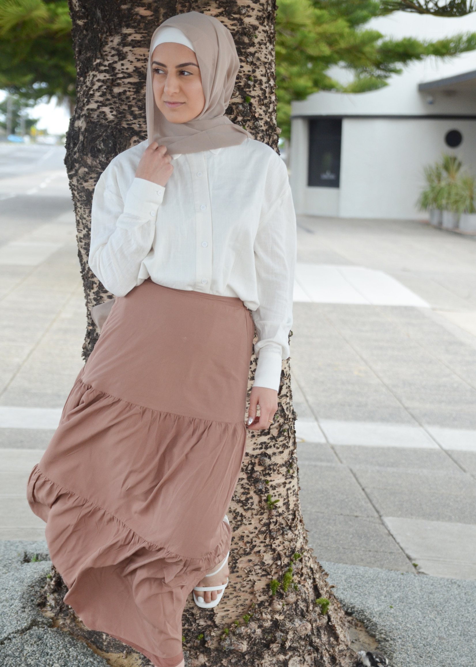 Nasiba Fashion Laila tiered skirt