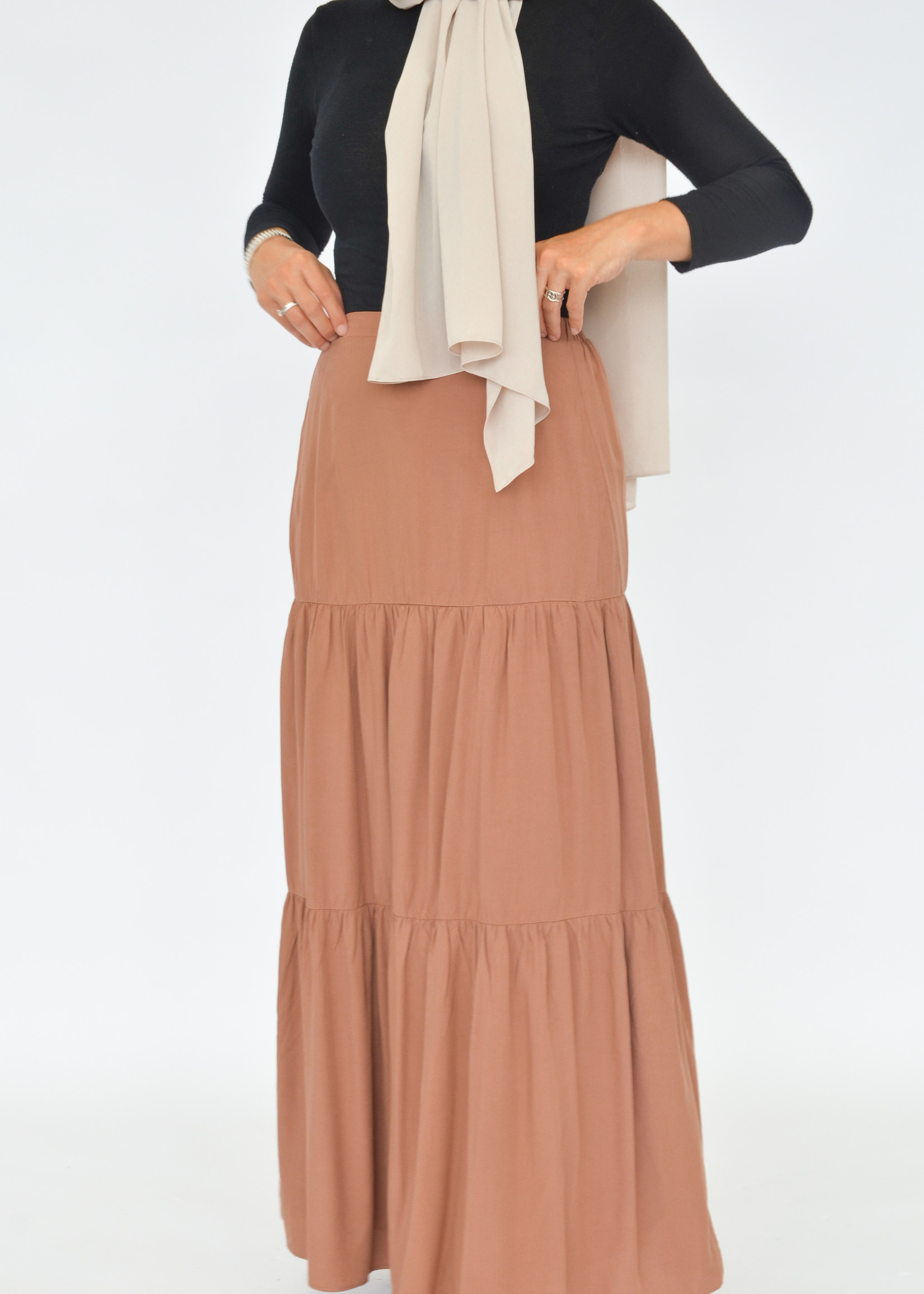 Nasiba Fashion Laila tiered skirt