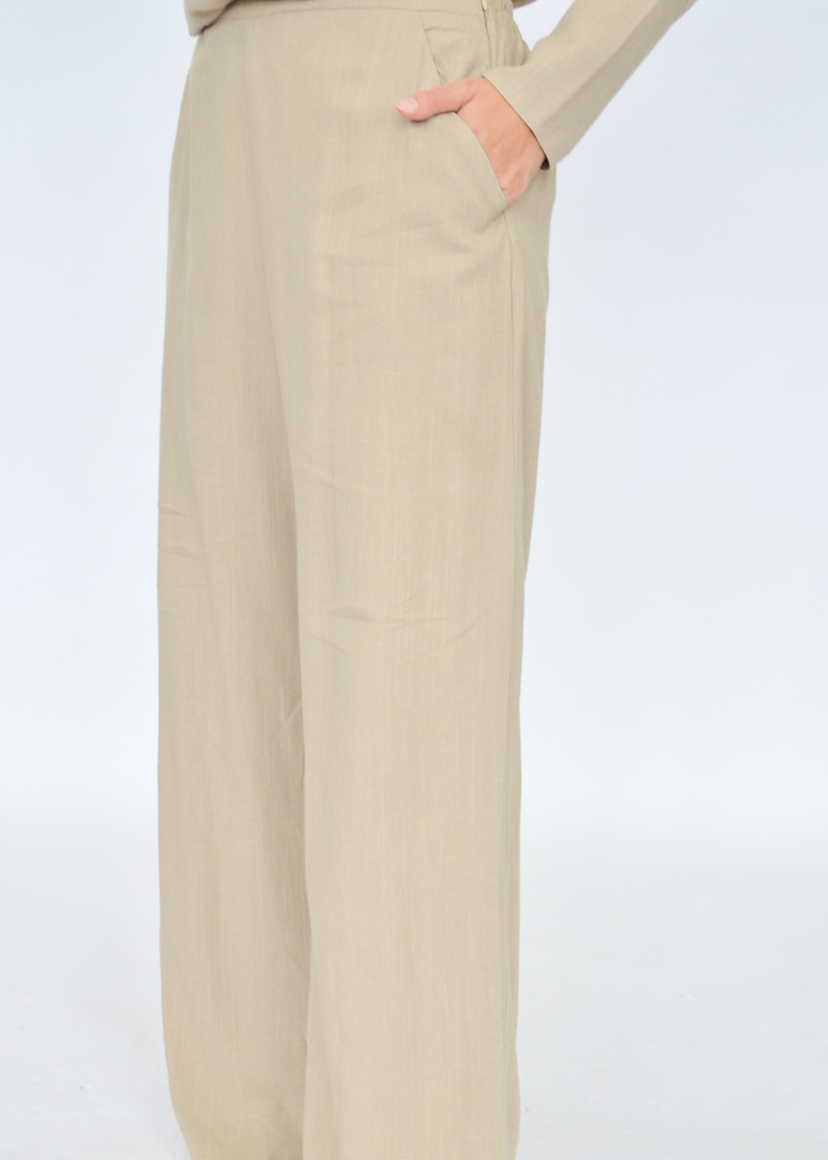 Nasiba Fashion Balmy wide leg pants / Sand