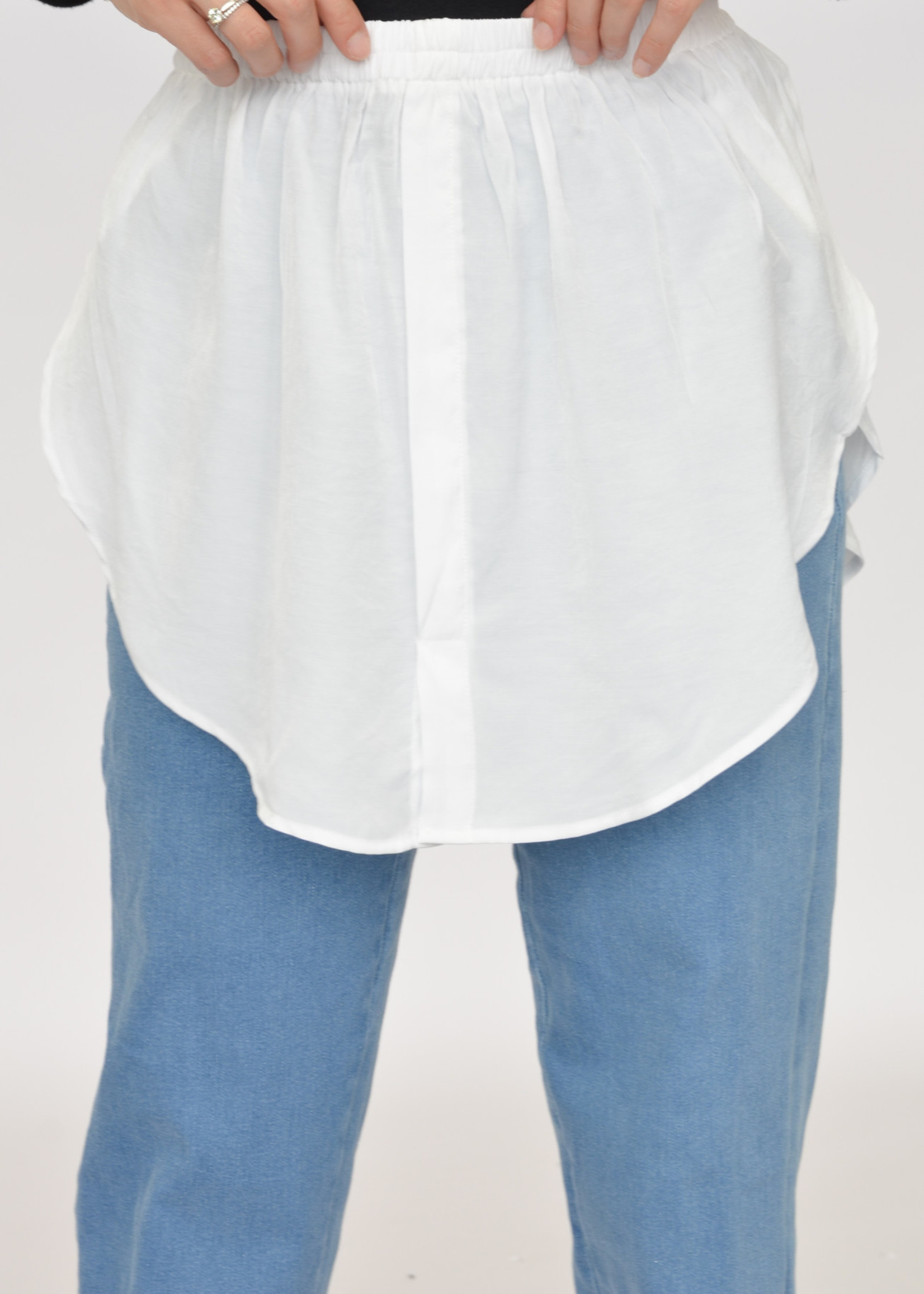 Nasiba Fashion White Shirt Extension