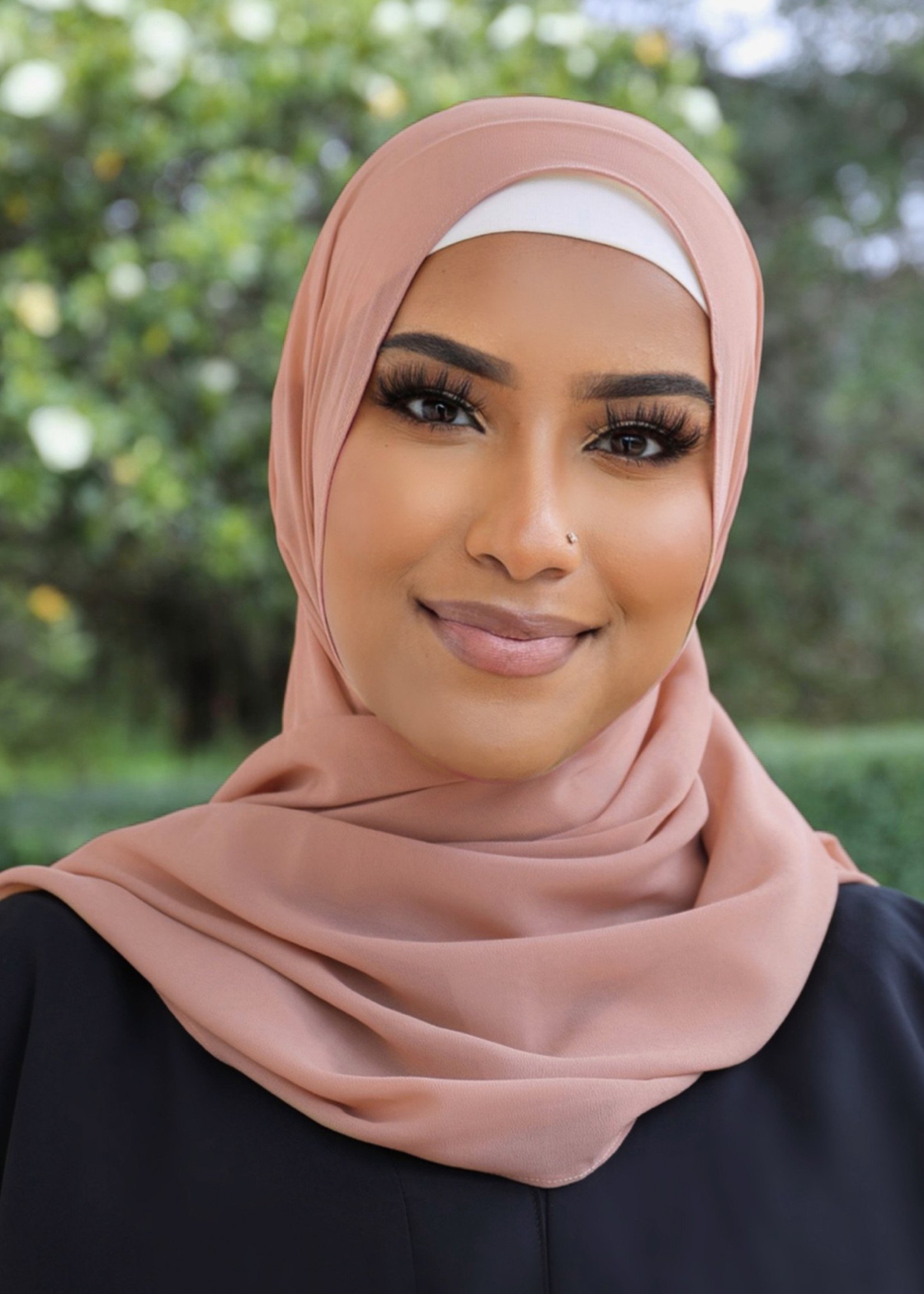 Nasiba Fashion Misty rose shawl