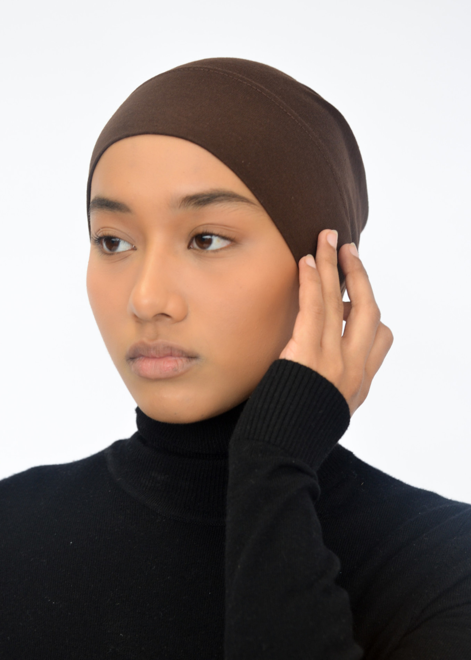 Nasiba Fashion Headband Brown stone