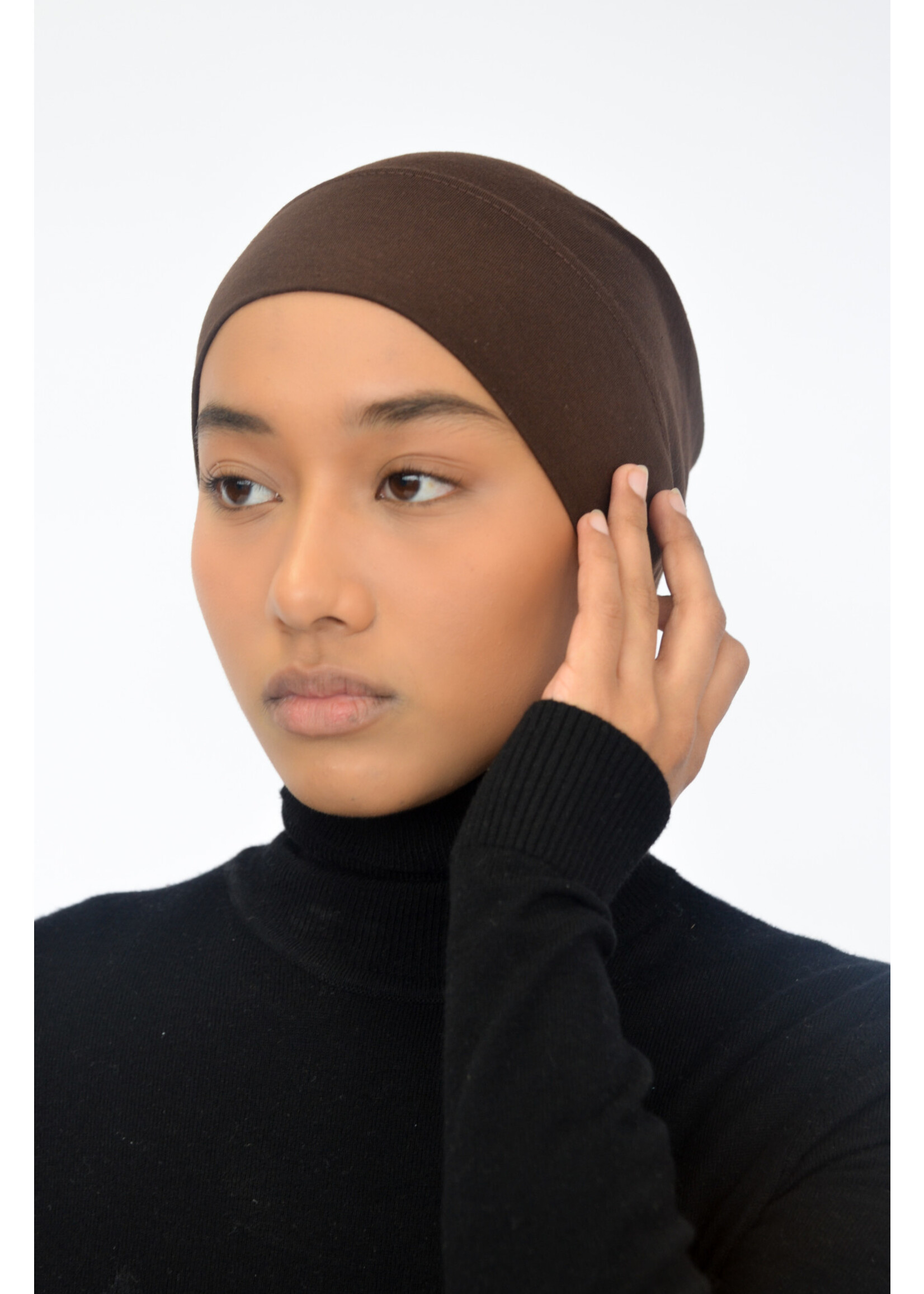 Nasiba Fashion Headband Brown stone