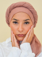 Nasiba Fashion Blushing girl cotton crinkle shawl