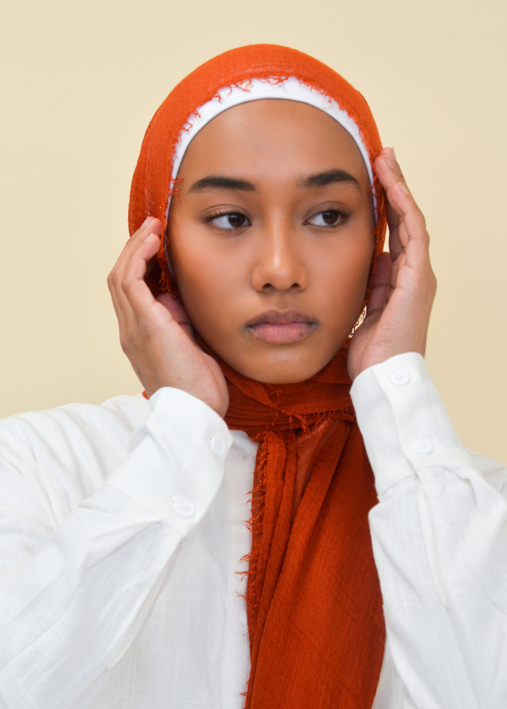 Nasiba Fashion Picante cotton crinkle shawl