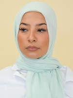 Nasiba Fashion Dusty Fern Cotton Crinkle