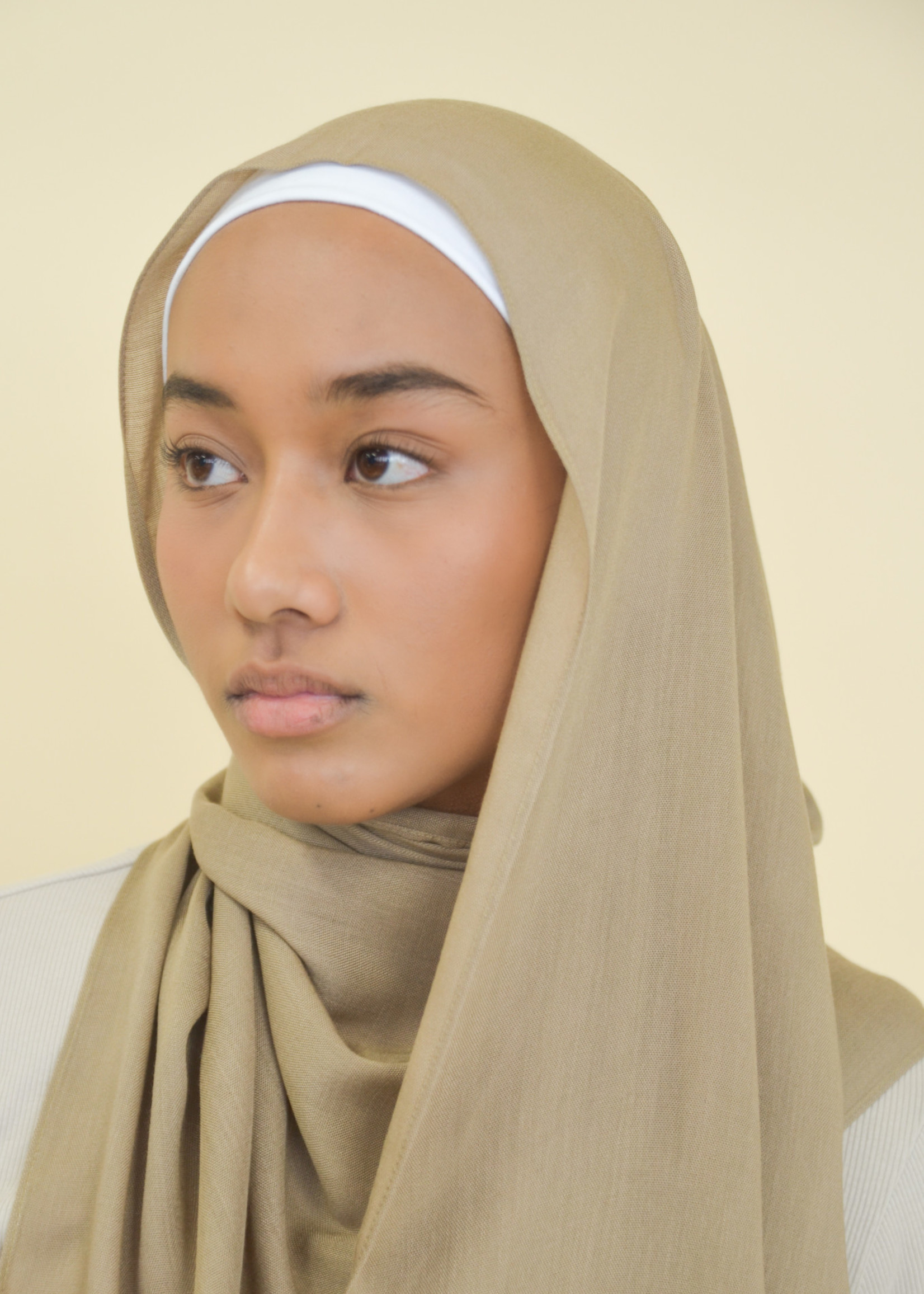 Nasiba Fashion Sepia tint modal Rayon Shawl