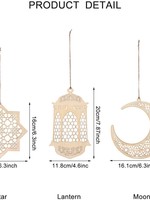 Nasiba Fashion 3pc Eid/Ramadan wooden pieces