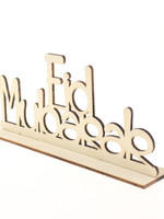 Nasiba Fashion Eid mubarak wooden plaque mini