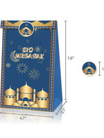 Nasiba Fashion 12pc Eid mubarak paper bags/stickers