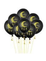 Nasiba Fashion Eid Mubarak black balloons