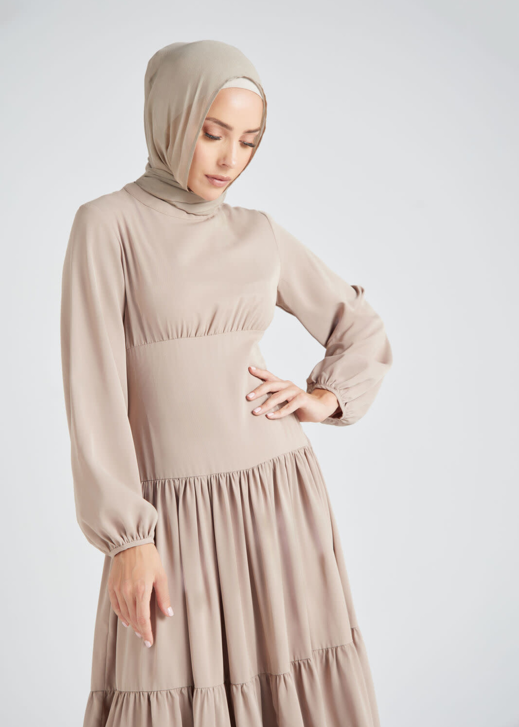 Hijab House Fowley Sand Dress