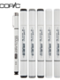 Copic Copic Sketch Marker Sketching Grays Set 6/pc Neutral Gray