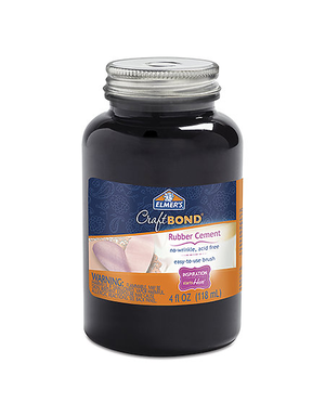 Elmers Elmers Rubber Cement 4oz Craft Bond